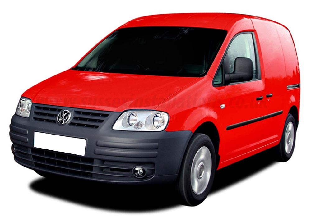 Volkswagen Caddy van 2004-2010 montážne body